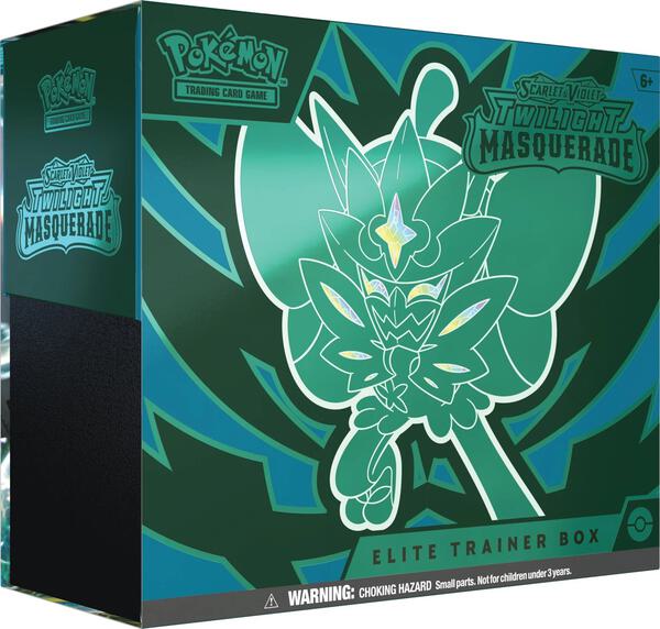 Factory-sealed Twilight Masquerade Elite Trainer Box – Pokémon TCG
