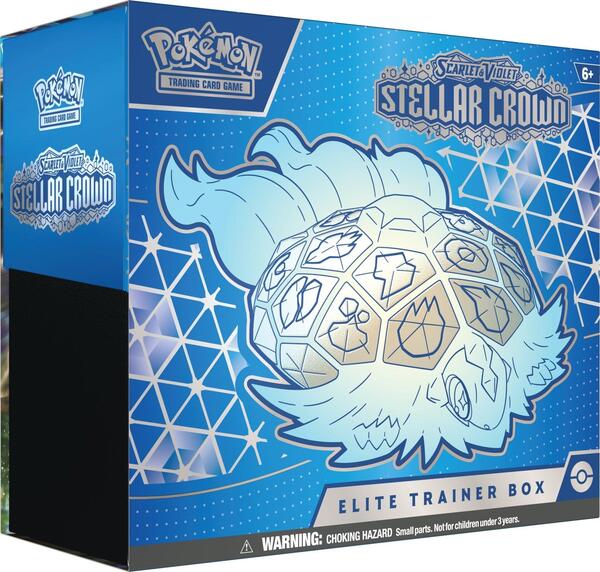 Factory-sealed Stellar Crown Elite Trainer Box – Pokémon TCG