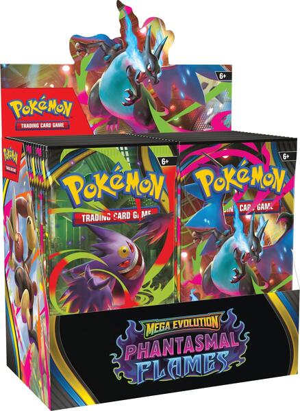 Factory-sealed Phantasmal Flames Booster Box – Pokémon TCG