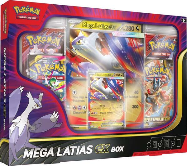 Factory-sealed Mega Latias ex Box – Pokémon TCG