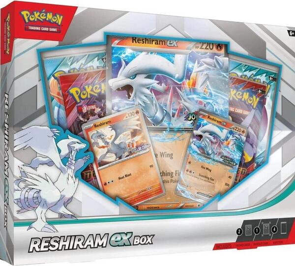 Factory-sealed Reshiram ex Box – Pokémon TCG