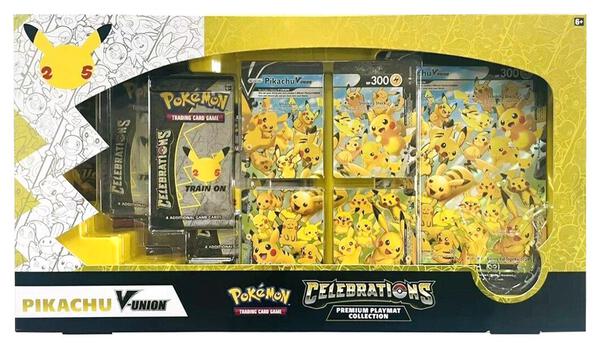 Factory-sealed Celebrations Premium Playmat Collection [Pikachu V] – Pokémon TCG
