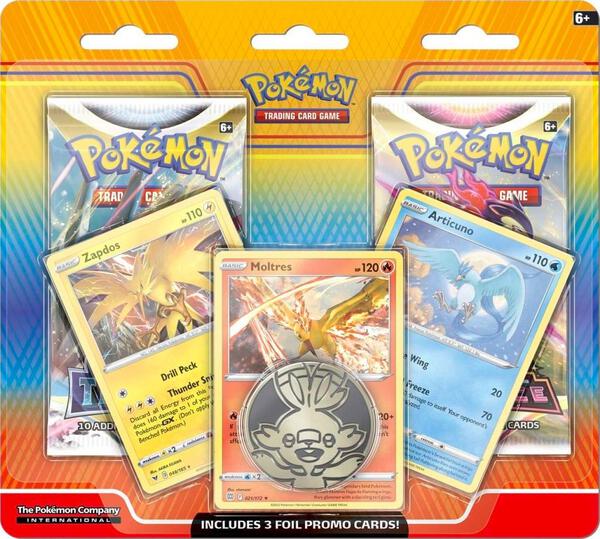 Factory-sealed Enhanced 2-Pack Blister Pack [Articuno, Zapdos, & Moltres] – Pokémon TCG