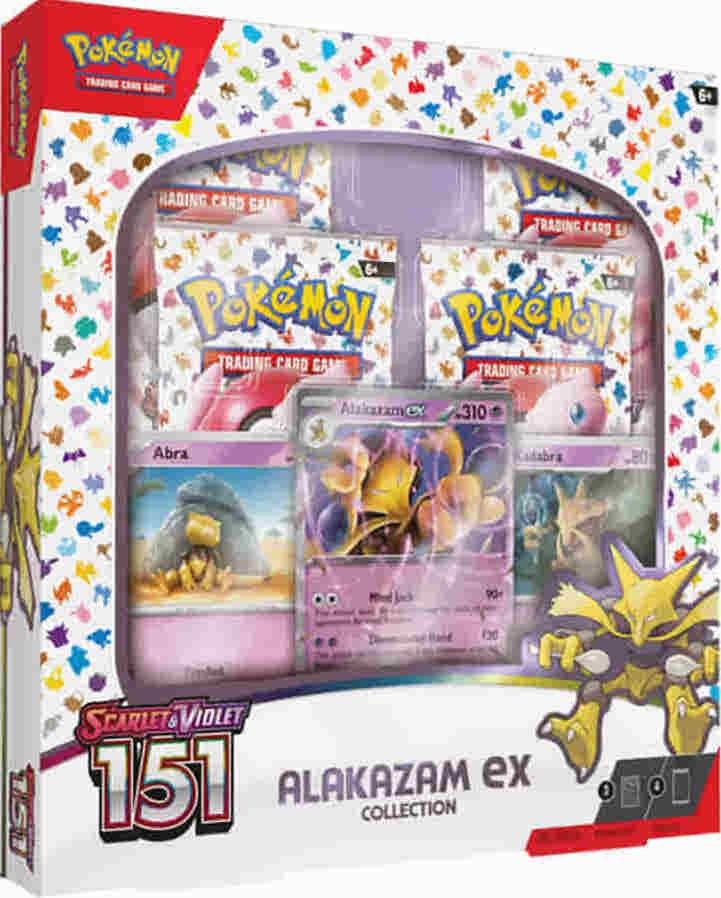 Factory-sealed 151: Alakazam ex Collection – Pokémon TCG