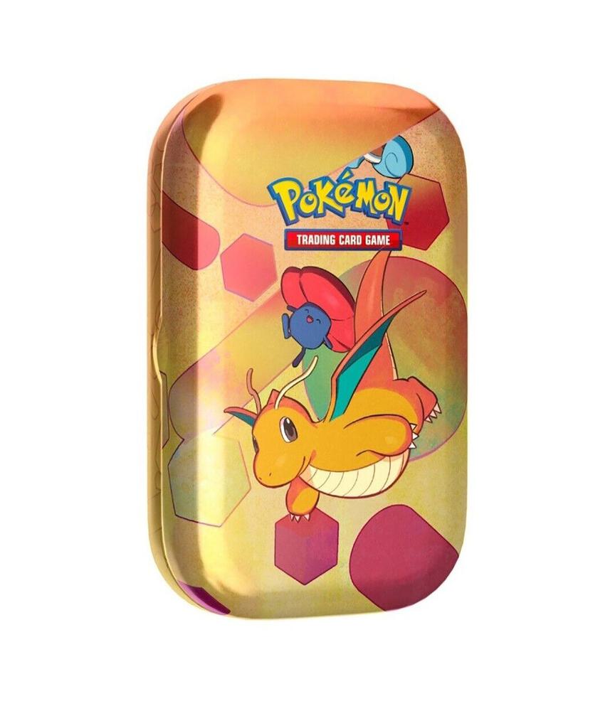 Factory-sealed 151 Mini Tin [Dragonite & Vileplume] – Pokémon TCG