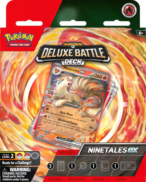 Factory-sealed Deluxe Battle Deck [Ninetales ex] – Pokémon TCG