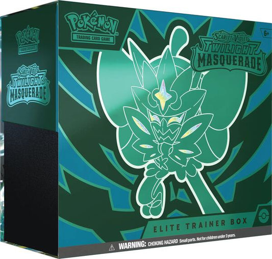 Factory-sealed Twilight Masquerade Elite Trainer Box – Pokémon TCG