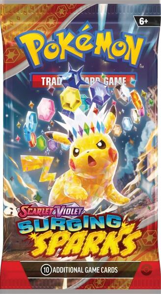 Factory-sealed Surging Sparks Booster Pack – Pokémon TCG