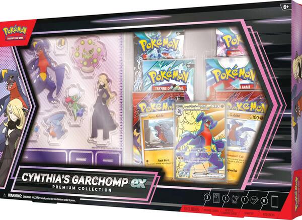 Factory-sealed Cynthia's Garchomp ex Premium Collection – Pokémon TCG
