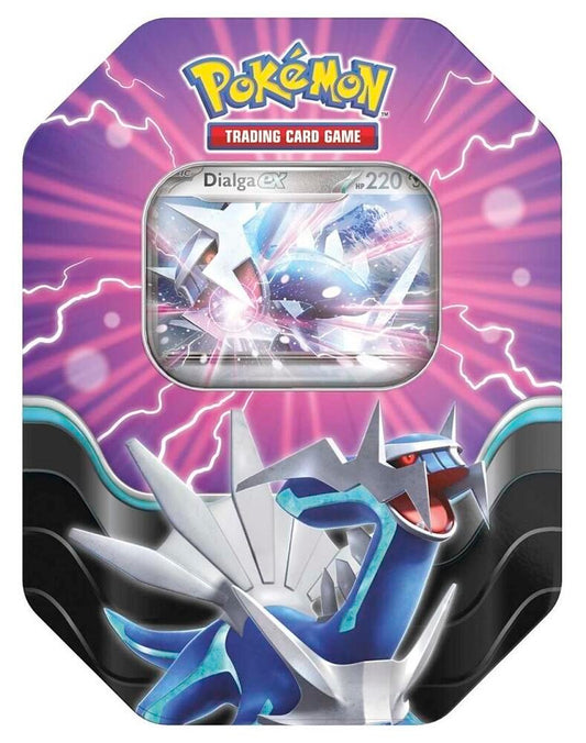 Factory-sealed Azure Legends Tin [Dialga ex] (International Version) – Pokémon TCG