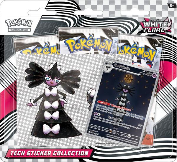 Factory-sealed White Flare Tech Sticker Collection – Pokémon TCG