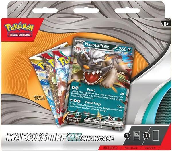 Factory-sealed Mabosstiff ex Showcase – Pokémon TCG