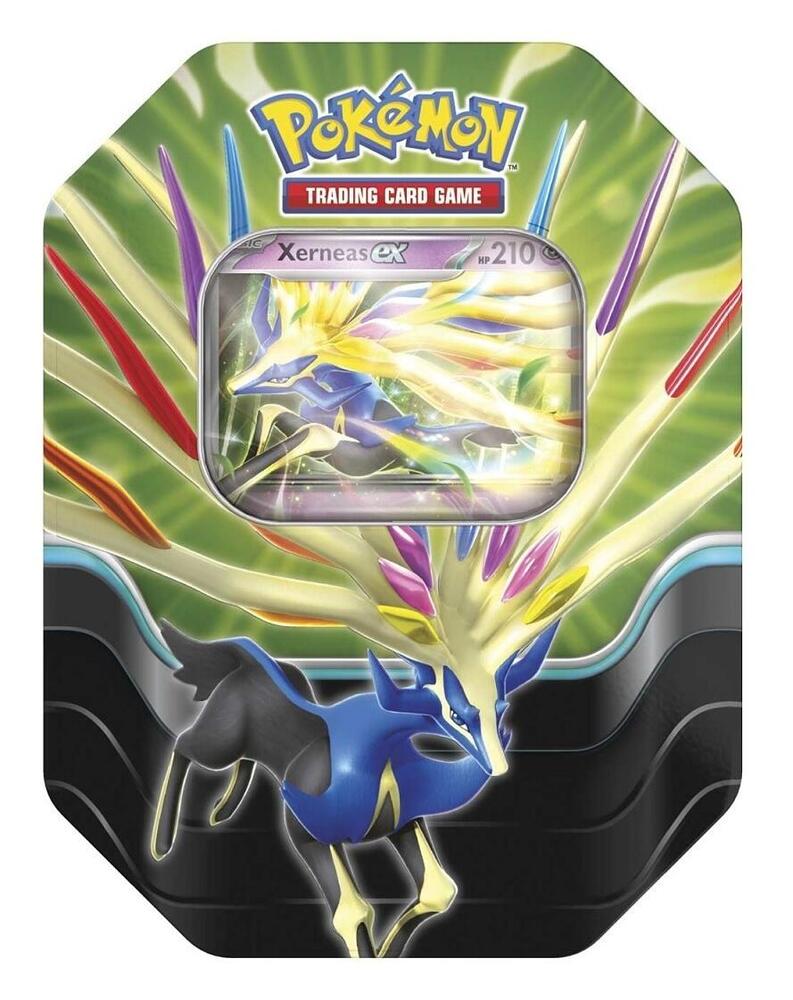 Factory-sealed Azure Legends Tin [Xerneas ex] (International Version) – Pokémon TCG
