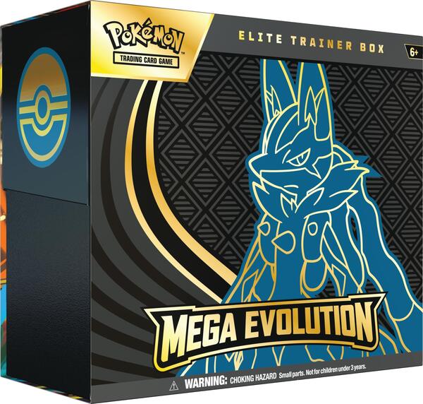 Factory-sealed Mega Evolution Elite Trainer Box [Mega Lucario] – Pokémon TCG