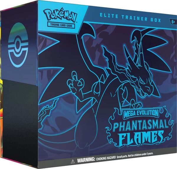 Factory-sealed Phantasmal Flames Elite Trainer Box – Pokémon TCG
