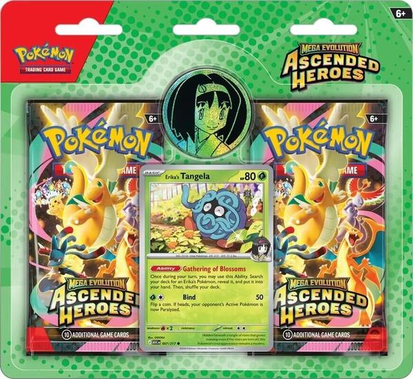 Factory-sealed Mega Evolution: Ascended Heroes Collection - Erika – Pokémon TCG