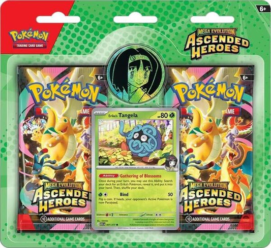 Factory-sealed Mega Evolution: Ascended Heroes Collection - Erika – Pokémon TCG