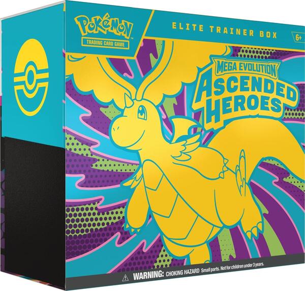 Factory-sealed Ascended Heroes Elite Trainer Box – Pokémon TCG