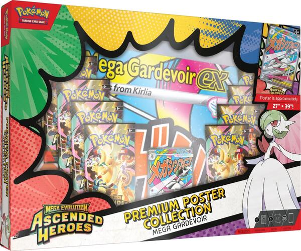 Factory-sealed Premium Poster Collection: Mega Gardevoir – Pokémon TCG