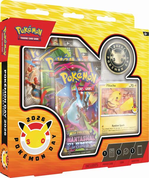 Factory-sealed Pokemon Day 2026 Collection – Pokémon TCG