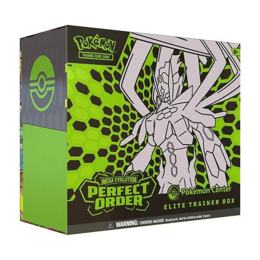 Factory-sealed Perfect Order Pokemon Center Elite Trainer Box – Pokémon TCG
