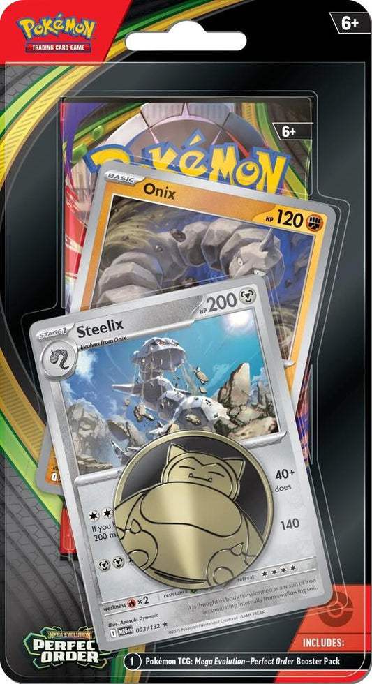 Factory-sealed Perfect Order Premium Checklane Blister [Steelix Line] – Pokémon TCG