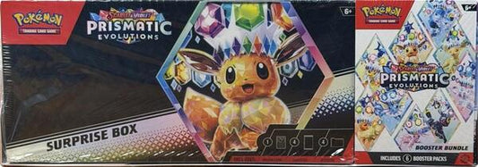 Factory-sealed Prismatic Evolutions Booster Bundle + Surprise Box Bundle (Sam's Club) – Pokémon TCG