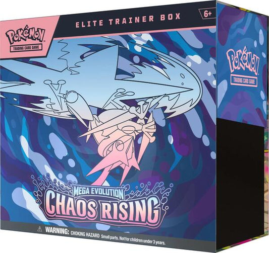 Factory-sealed Chaos Rising Elite Trainer Box – Pokémon TCG