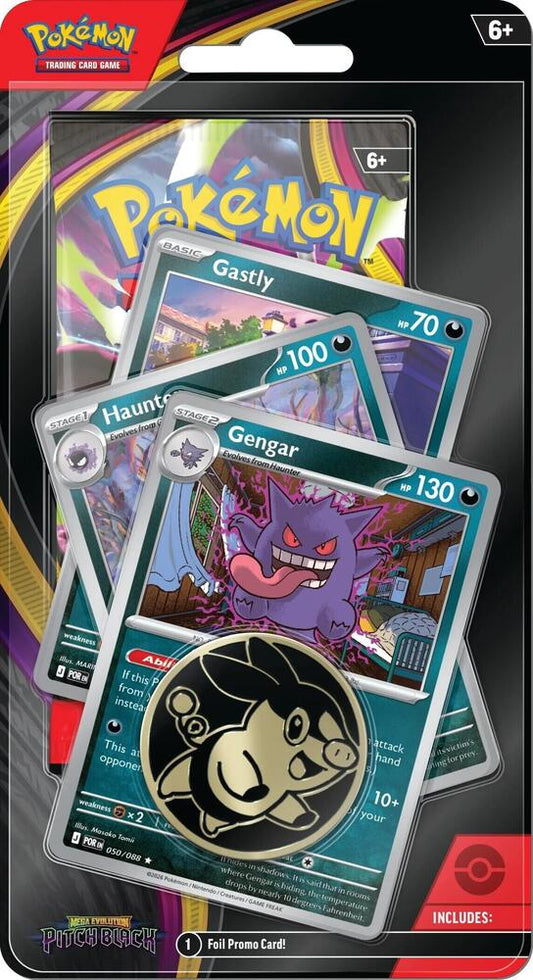 Factory-sealed Pitch Black Premium Checklane Blister [Gengar Line] – Pokémon TCG
