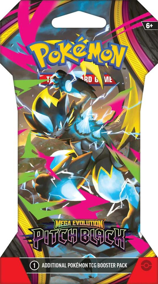 Factory-sealed Pitch Black Sleeved Booster Pack – Pokémon TCG