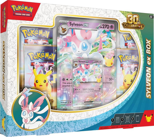 Factory-sealed 30th Celebration Sylveon ex Box – Pokémon TCG