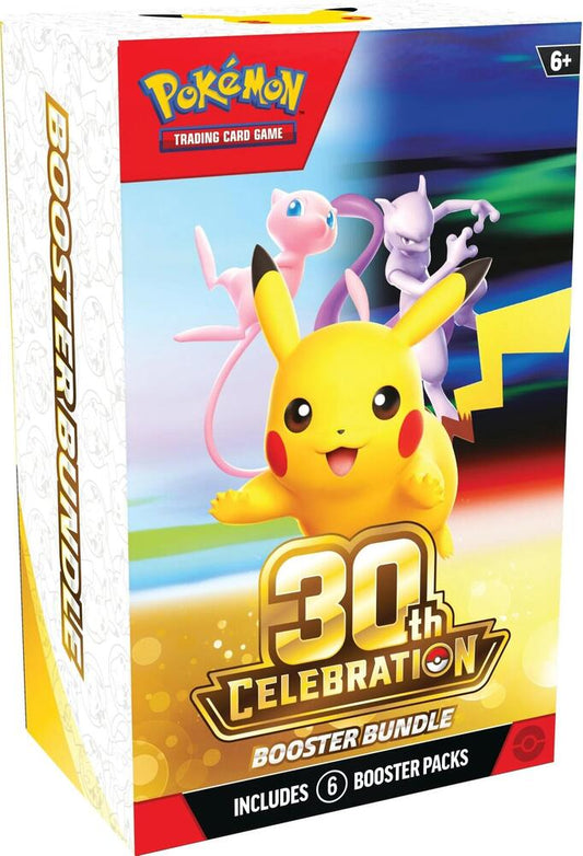 Factory-sealed 30th Celebration Booster Bundle – Pokémon TCG