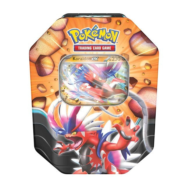 Factory-sealed Slashing Legends Tin [Koraidon ex] – Pokémon TCG