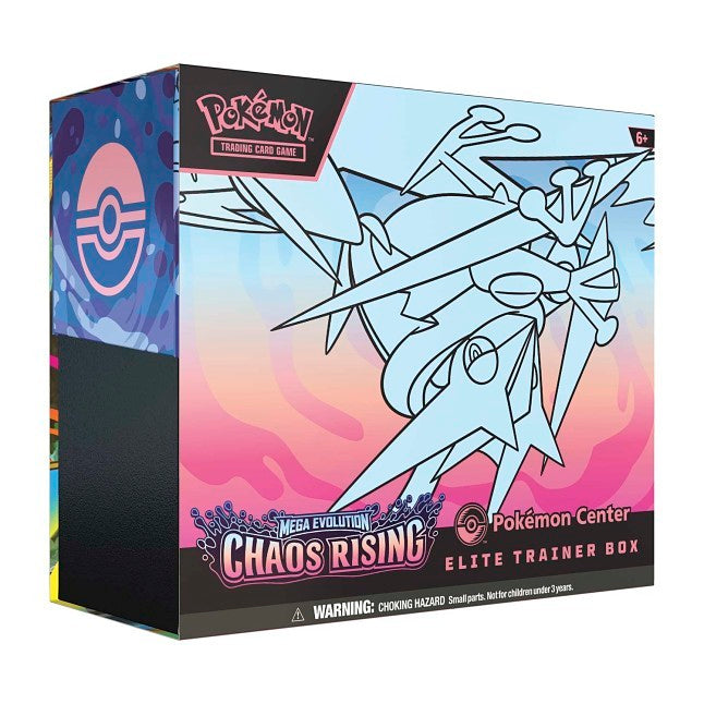 Factory-sealed Chaos Rising Pokemon Center Elite Trainer Box – Pokémon TCG